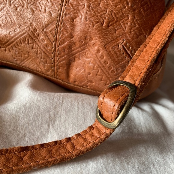 Day & Mood (Anthropologie) 'Carla' embossed leather crossbody bag/purse - Picture 6 of 8
